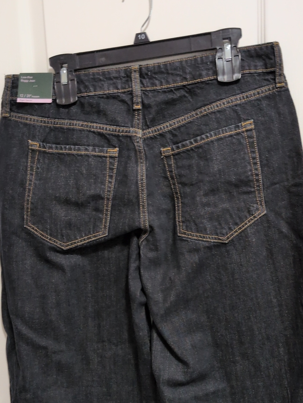 Low Rise Baggy Jeans Dark Blue - Picture 4 of 5